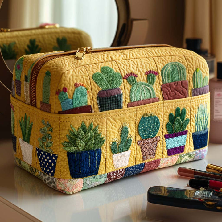 Sun Drenched Quilted Makeup Bag