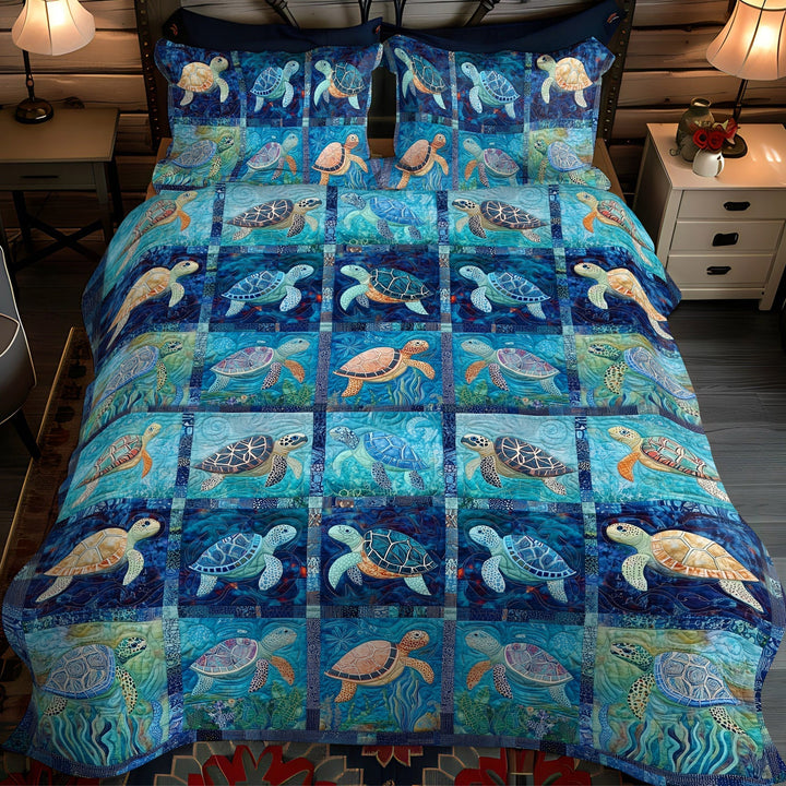 Turtle Reef Escape 3-Piece Bedding Set