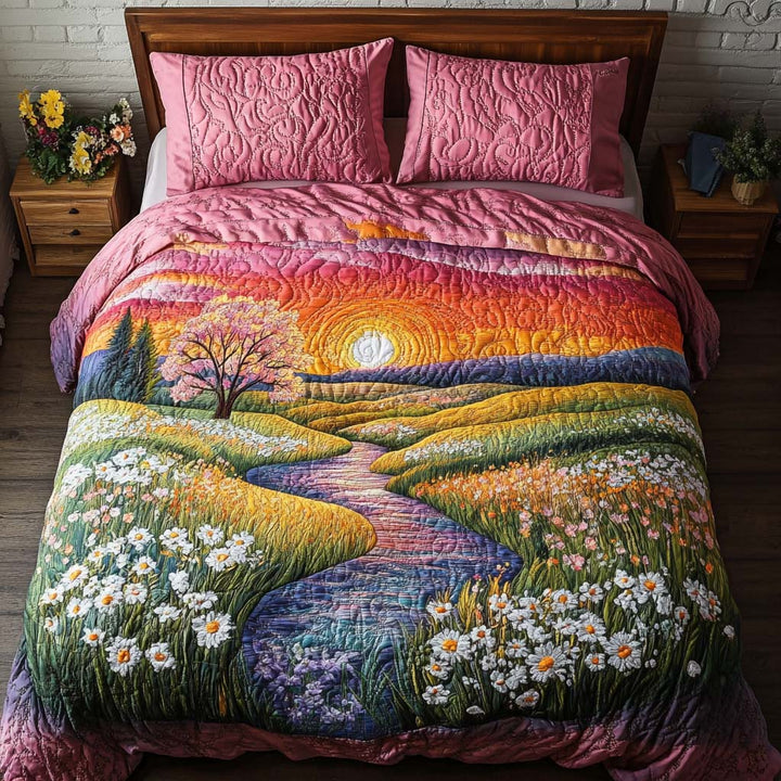 Twilight Peaks 3-Piece Quited Bedding Set