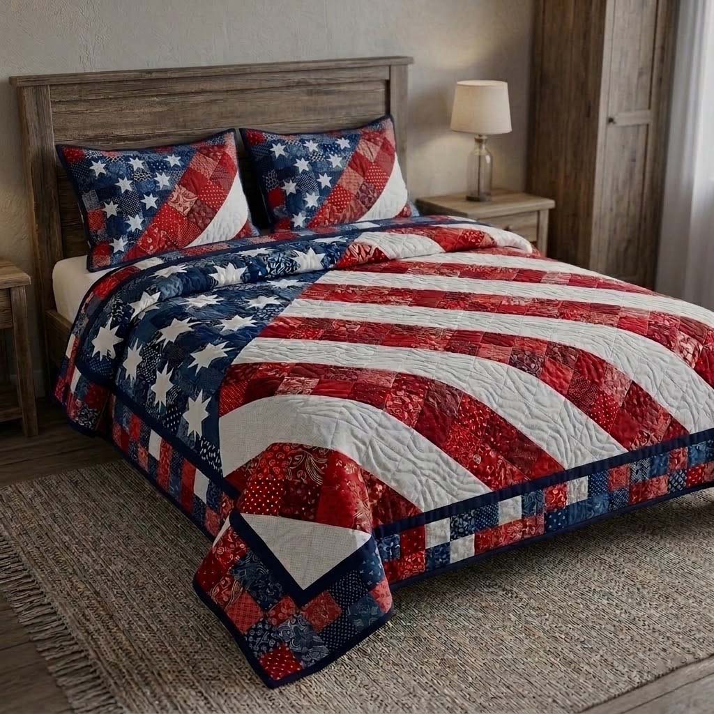 Americana 3-Piece Bedding Set