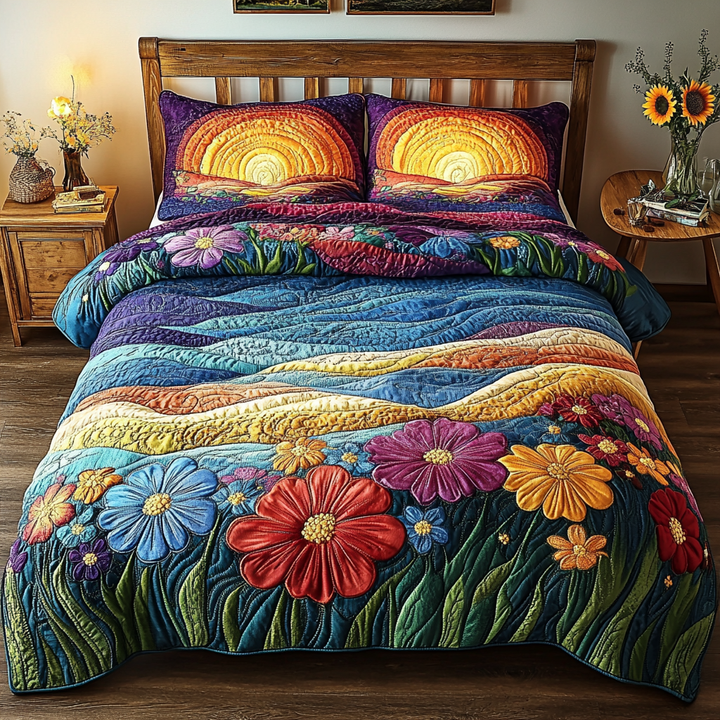 Wildflower Views 3-Piece Bedding Set