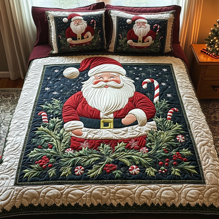 Winter Wonderland Santa Bedding Set