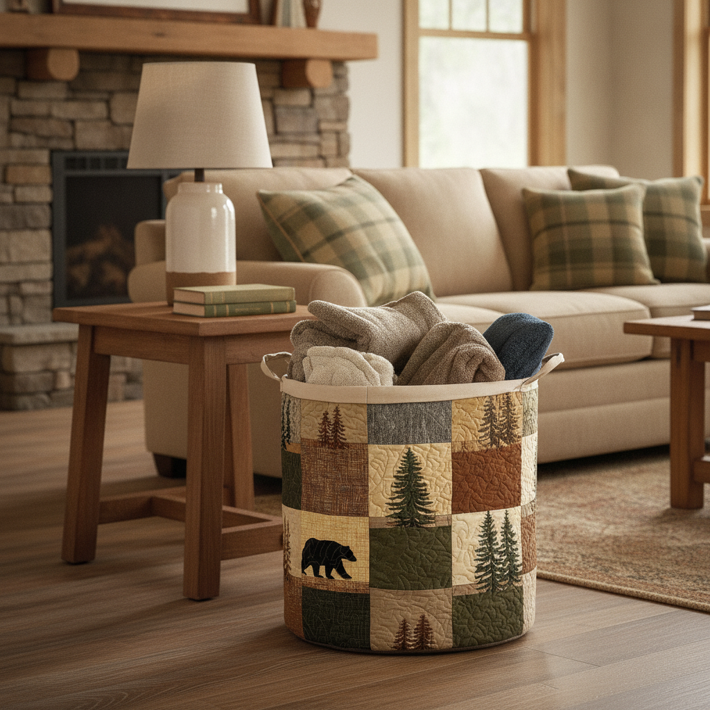Woodland Patch Laundry Basket