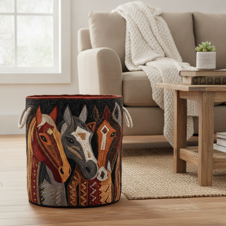 Mountain Trot Laundry Basket