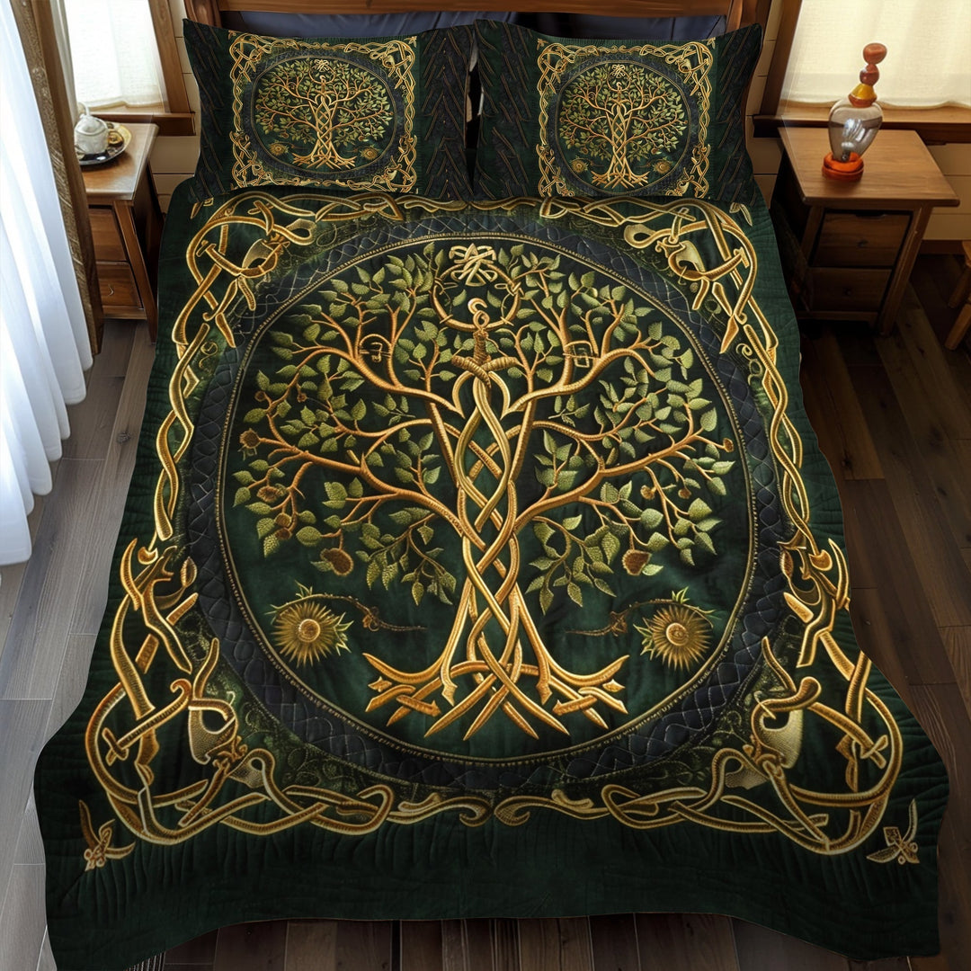 Celtic Heritage Tree of Life 3-Piece Bedding Set