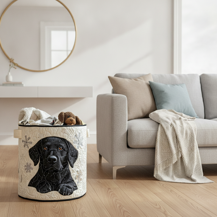 Snowy Friend Laundry Basket