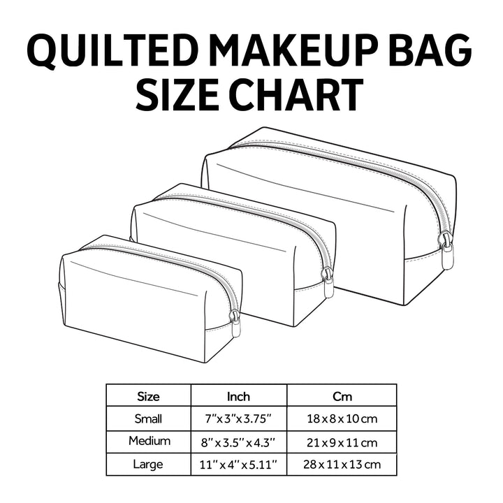 Dreamy Wings Quilted Makeup Bag
